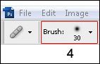 Step 4 - Use the Healing Brush Tool to reduce a person's shiny skin in a photo.