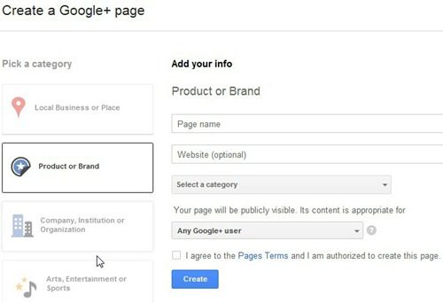 create-a-google-plus-page-for-blog-website-step-1-product-or-brand