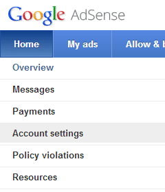 google-adsense-change-login-email-account-settings